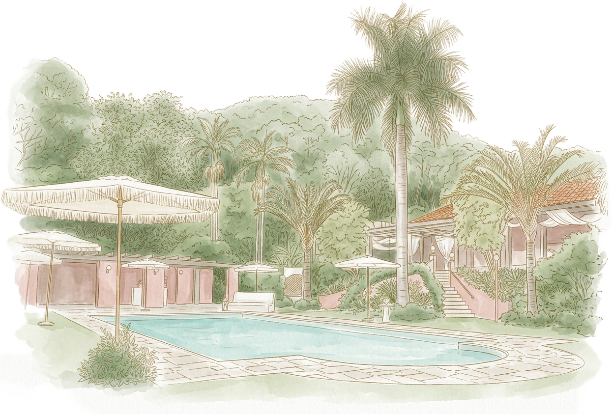 Aquarela da Alameda Casa Rosa